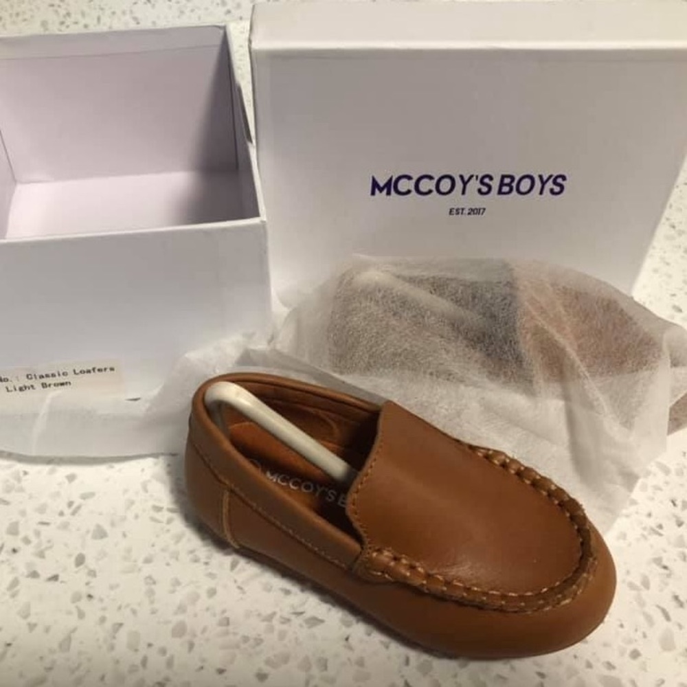 McCoy’s Boys Caramel Loafers
